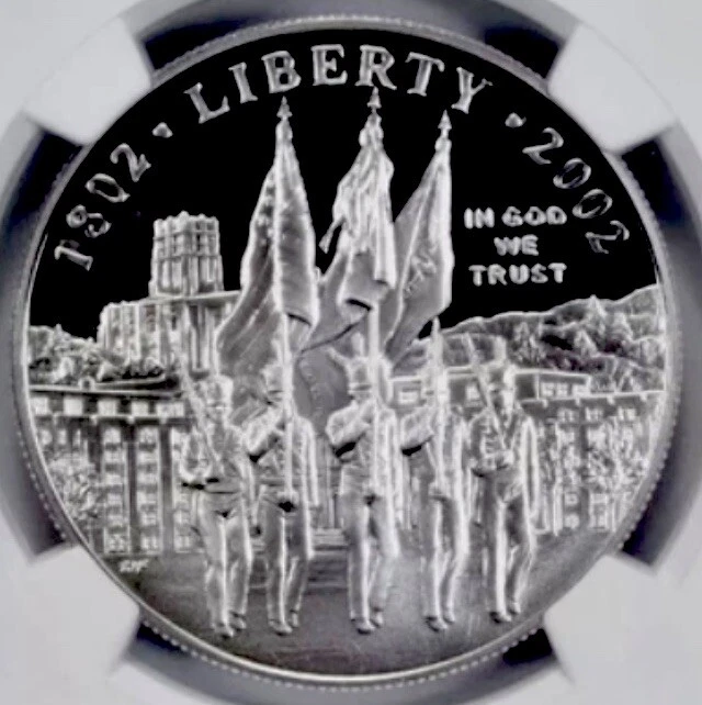 2002 WEST POINT Silver Dollar $1 NGC PF70💥FLAWLESS QUALITY💥 - Image 3 of 4