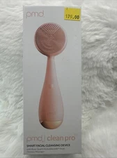 PMD Clean Pro Smart Facial Cleansing Device With Rose Quartz Active Warmth Heat.
