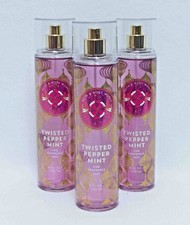 Bath Body Works Twisted Peppermint Fine Fragrance Mist set of 3