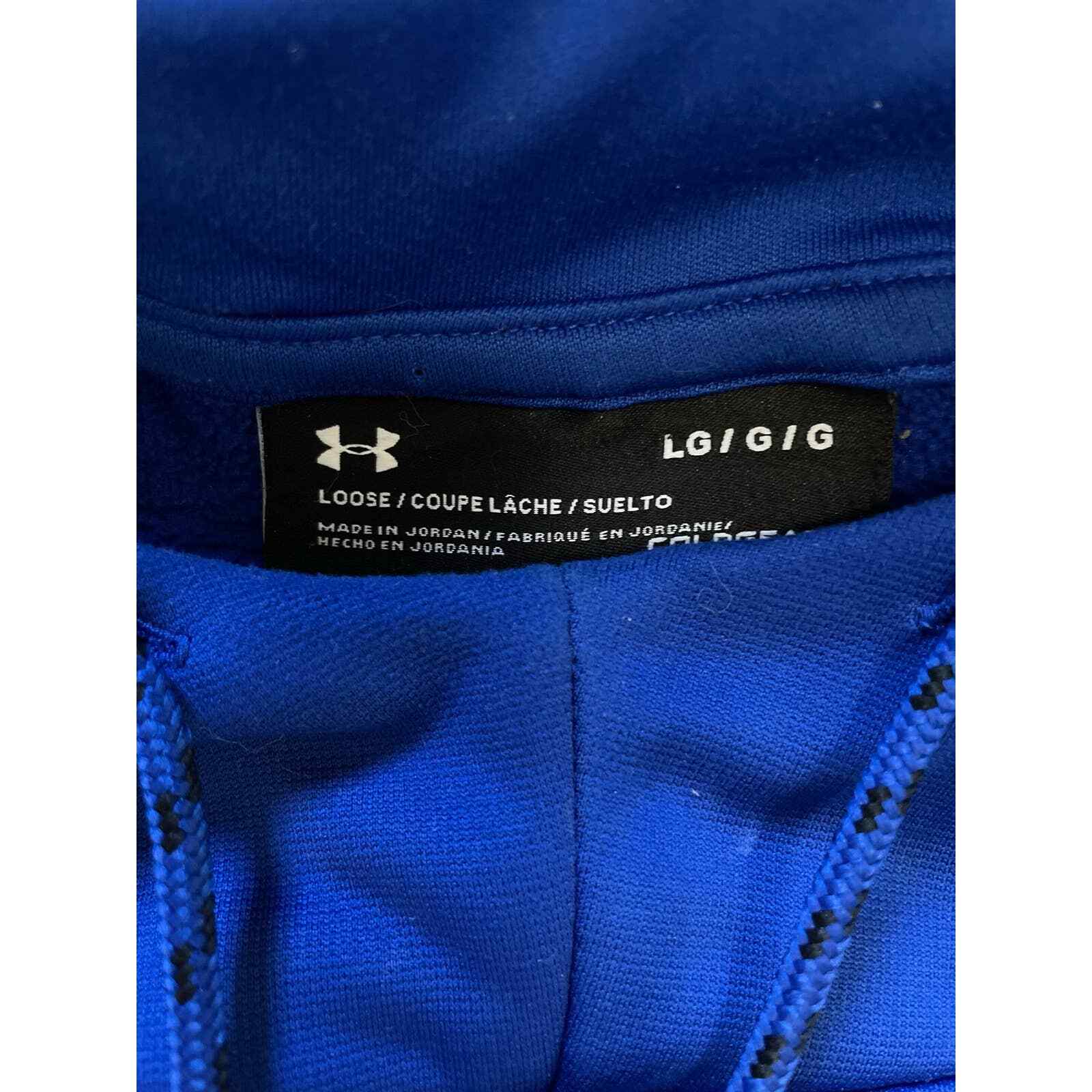 Under Armour Cold Gear Hoodie, New Cond, Large Logo, Loose Fit, Men's Large thumbnail 3