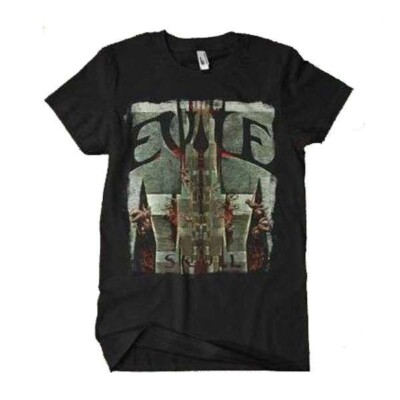 Evile Skull LARGE BLACK T-Shirt New Official Merch