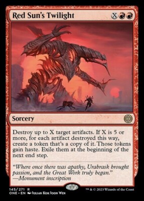 Red Sun's Twilight ~ Phyrexia: All Will Be One [ NM ] [ Magic MTG ]