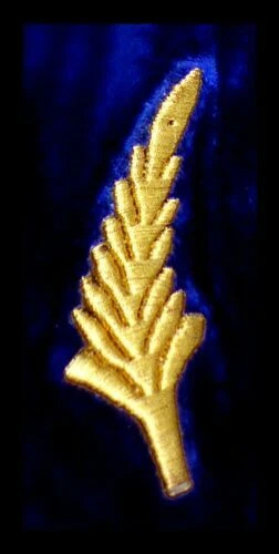 Passamanerie ricamato in velluto per l'hobby del cucito