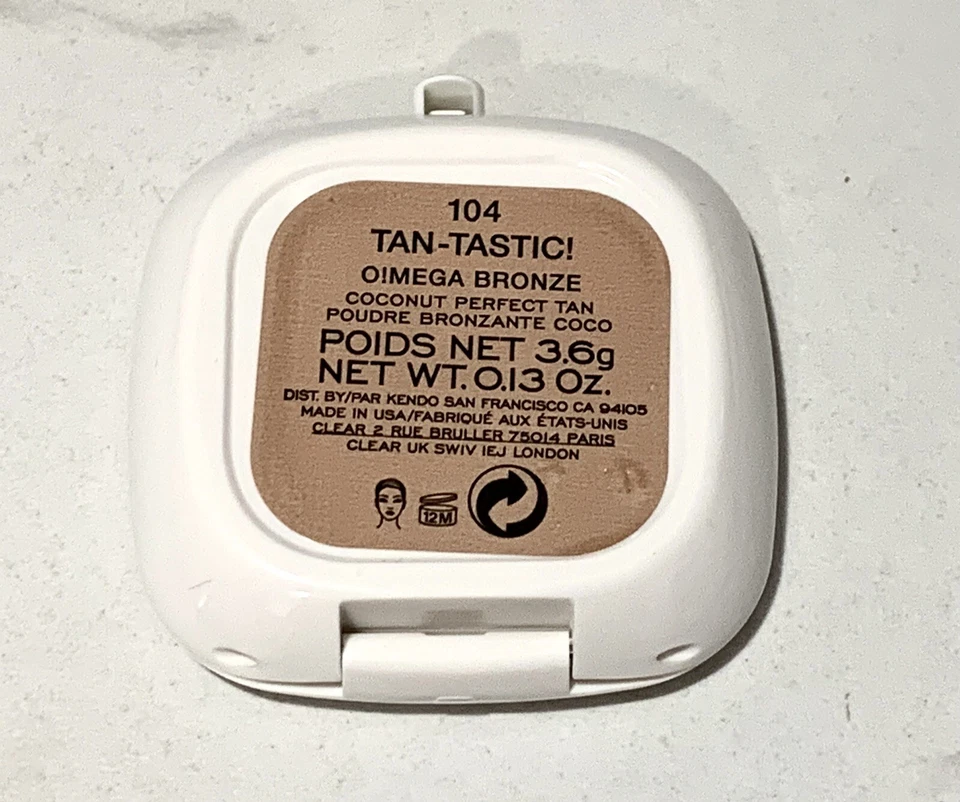 Marc Jacobs O!mega Bronzer Coconut Perfect Tan #104 Tan-Tastic - travel (ZF4 - Image 3 of 3