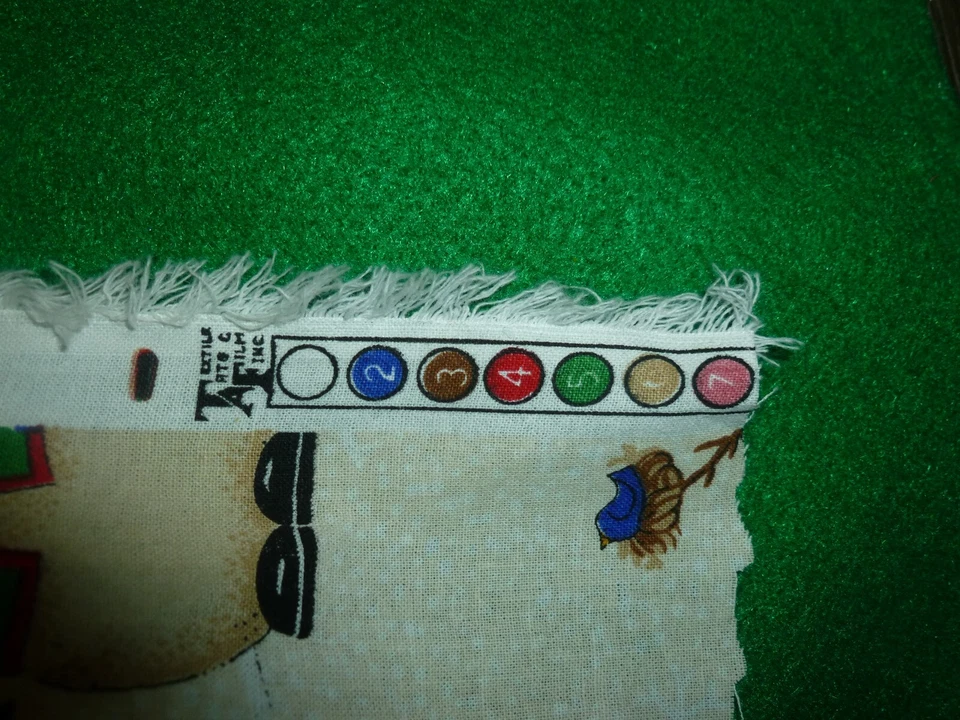 Textile Arts And Film Halloween Fabric Remnant Snowman Christmas 24x46" - Image 3 of 3