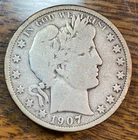 1907-O Barber Half Dollar Nice Original VG CHN