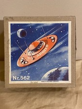 Vintage Box for West German Spaceship 1950's Tin Rocket Toy as-96
