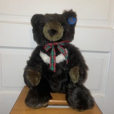 Vintage Dakin Pillow Pets Blazer Bear Plush 16  Stuffed Teddy Bear 1982