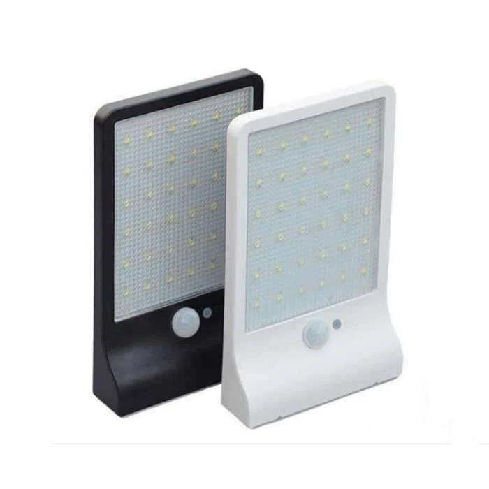 Lampe solaire 36 LED sans fil étanche avec détecteur de mouvement Exter blanc - Photo 2/4