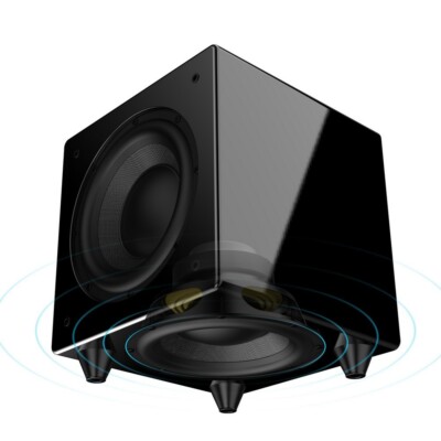 OSD Nero DueVoce X8 Dual 8'' Powered Subwoofer 300W, 107dB SPL, Piano Black