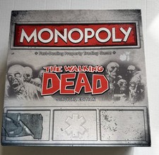 The Walking Dead Monopoly, Survival Edition Board Game COMPLETE 2013 Zombies