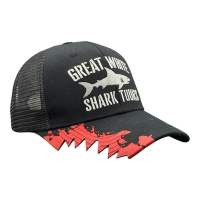 #ad Great White Shark Tours Hat Funny Sarcastic Special Effect Graphic Novelty Shark $5.00