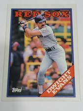1988 Topps  Dwight Evans / Mark McGwire ERROR CARD – MISMATCH