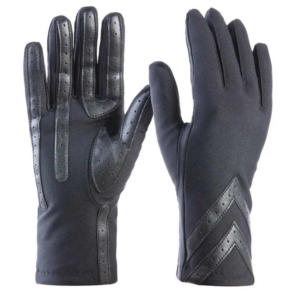 isotoner Women's Spandex Gloves with Chevron Detail - A30106