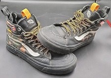 Tenis VANS Sk8-Hi MTE Talla 9 Hombres Negros Camuflados HiTop 10.5 Mujeres Impermeables Usados en Excelente Condición