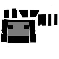 C86bw New Cab Kit Less Headliner Fits Case-ih Tractors 886 986 1086 1486 1586