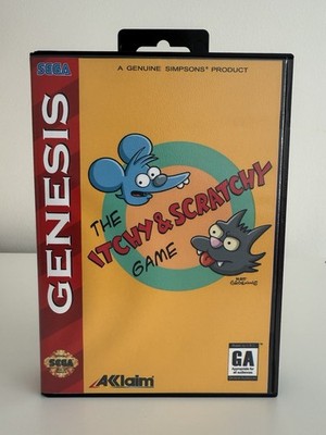 The Itchy And Scratchy Game (Sega Genesis) Unreleased (The
