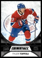 Tyler Toffoli 2021-22 Upper Deck Credentials #22 Montreal Canadiens