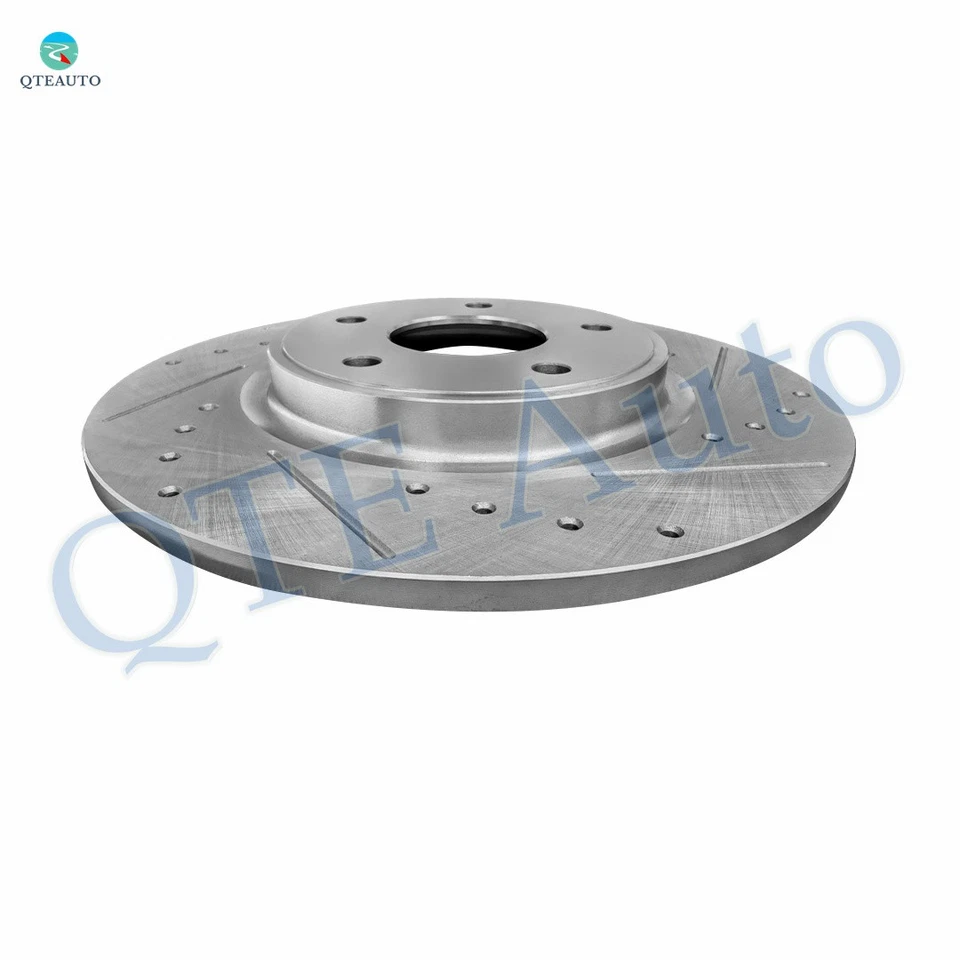 Rotores de disco de freno ranurados perforados traseros 328 mm para RAM C/V 2012-2015 Foto 3 de 4