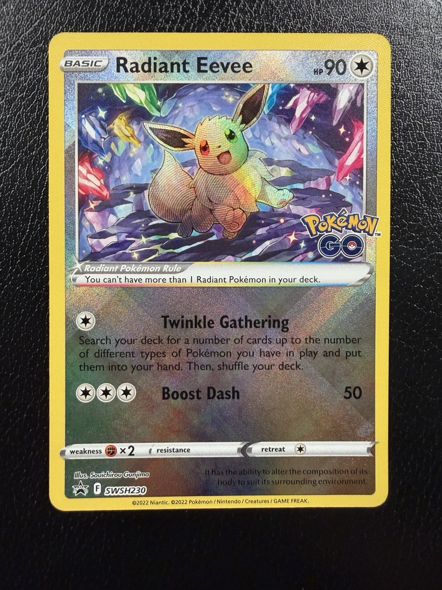 Radiant Eevee Pokémon TCG Cards for sale | eBay