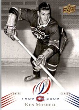 2008-09 Upper Deck Montreal Canadiens Centennial Set Ken Mosdell #54