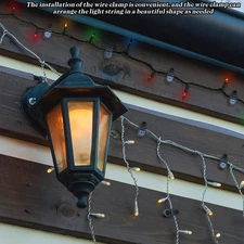 Outdoor String Lights Clips, Weatherproof Cable Hanger Hooks for Hanging Fair...