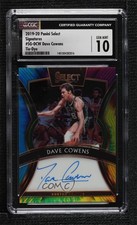 2019 Select Signatures Tie-Dye Prizm 4/25 Dave Cowens CGC 10 Gem Mint Auto n8a