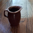 Vintage HULL POTTERY Brown Drip Glaze Pitcher USA Oven Proof Excellent Condition
