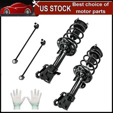 Front Complete Struts and Sway Bar Link Kits Set of 4 for 2009-2015 Honda Pilot