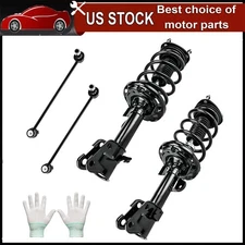 Front Complete Struts and Sway Bar Link Kits Set of 4 for 2009-2015 Honda Pilot