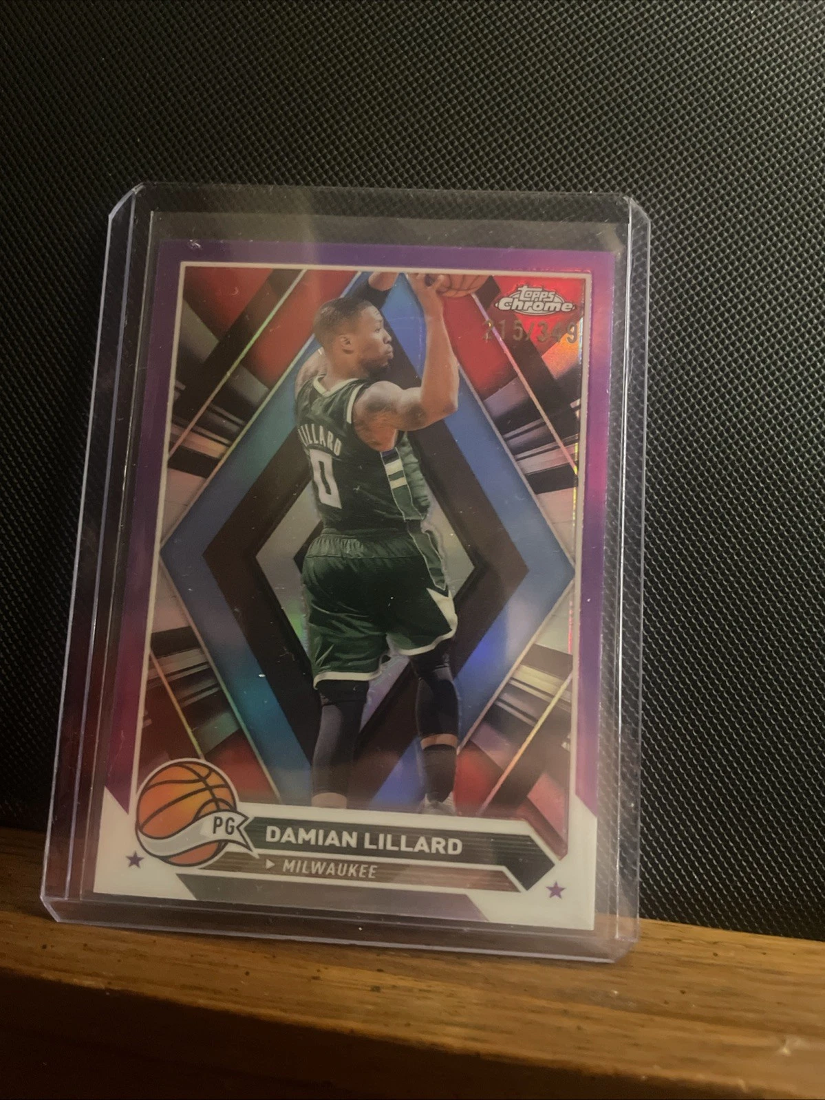 Damian Lillard trading card