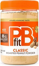 (Free Duty Tax) PBfit 15 Ounce Classic Peanut Butter Powder, Powdered Peanut