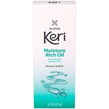 Alpha Keri Shower  Bath Moisture Rich Oil Smooth  Soften Replenish Skin 16oz