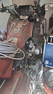 Motorrad Honda Gold Wing 1200 Rot Oldtimer