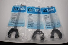 3 GO.FLAV FLAVORED MOUTHGUARD FOR FOOTBALL MOGO SPORT ORANGE FITS ALL SIZES TRIM