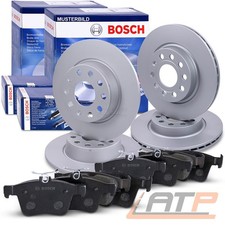 BOSCH Bremsscheiben + Bremsbeläge Vorderachse+Hinterachse für KIA
