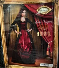 NEW Incharacter Gothic Vampira Victorian Gown Costume Adult  L Halloween Theater