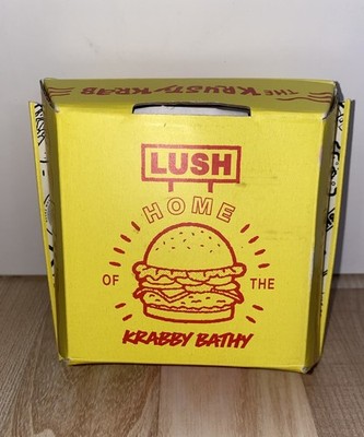 LUSH Krabby Bathy Badebombe Spongebob Limited Edition