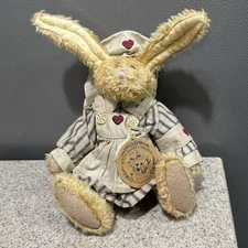 Boyds Bears Bailey & Friends Bunny Rabbit Emily Dressed w/Hat Plush Animal EUC
