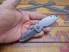 CRKT Squid 2490KS Pocket Knife Frame Lock Plain Edge Blade