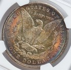 1903 O Morgan Silver Dollar MS 64 NICE RAINBOW TONED — photo 9