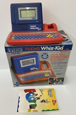 1990 VTECH Talking Whiz Kid Plus Electronic Learning Computer w/ Box & Manual
