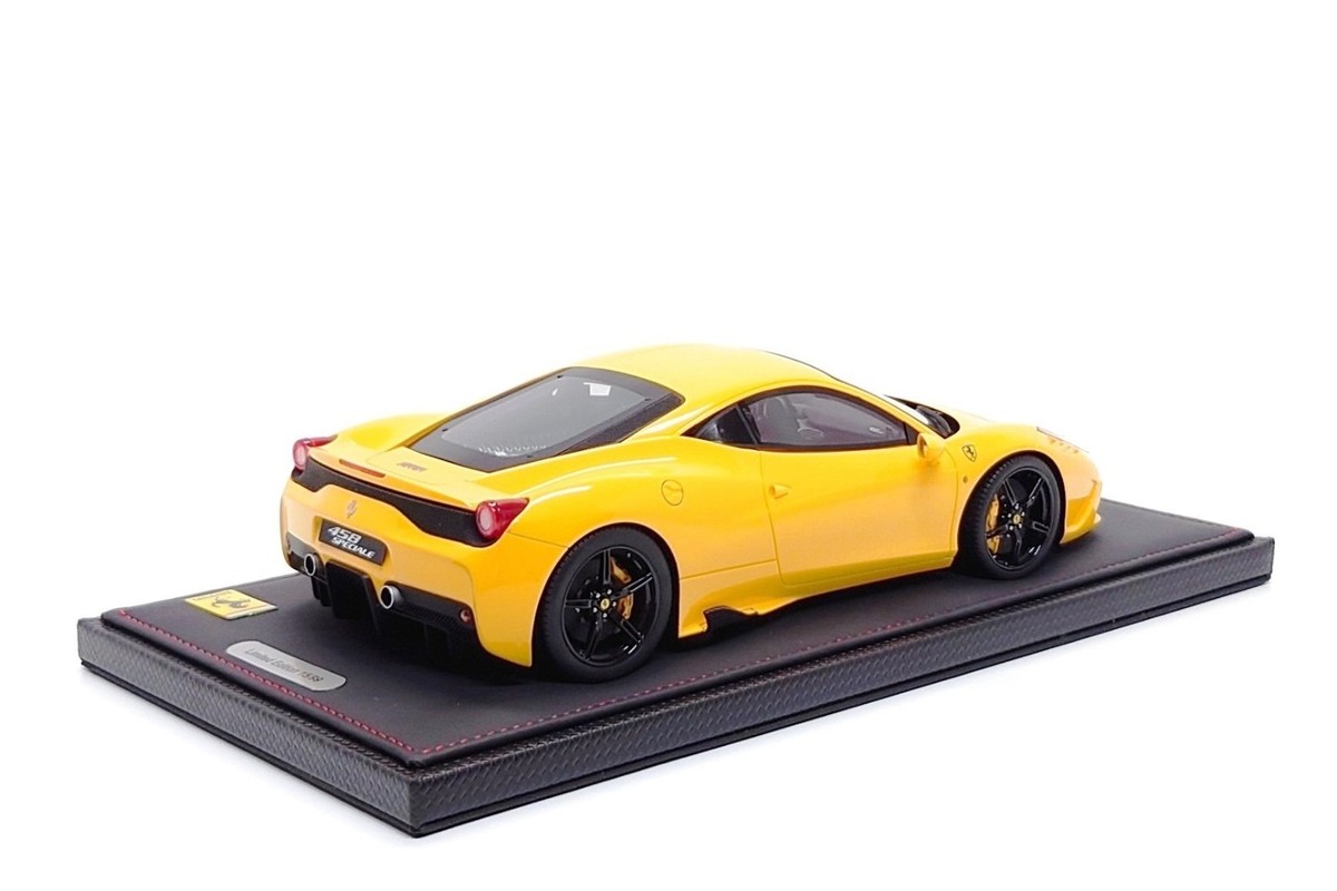 BBR Models 1:18 Ferrari 458 Speciale in Giallo Modena (defect) | eBay