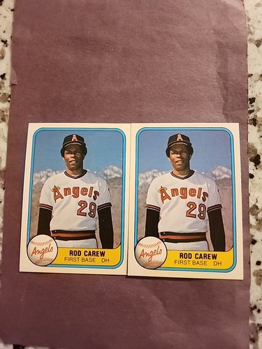 2 1981 Fleer - #268 Rod Carew NM - Picture 1 of 3