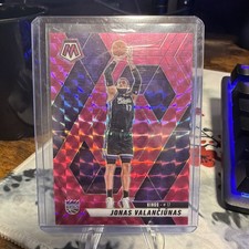 2024-25 Panini Mosaic - Pink Mosaic #169 Jonas Valanciunas #/175