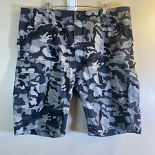 Levis Shorts Men 42 Cargo Camo Y2K Baggy Hip Hop Preppy Gorpcore