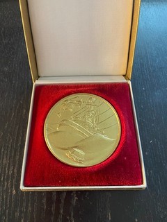DDR Medaille Seenotrettungsdienst Fb.: Gold im orig. Etui