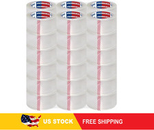 Heavy Duty Packing Tape 36 Rolls Clear 2.8 mil 1.88in x 65yd Ultra Strong
