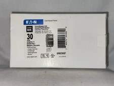 Eaton BRN230GF 30 Amp 2 Pole GFCI Circuit Breaker *NIB* Chipped On The Back