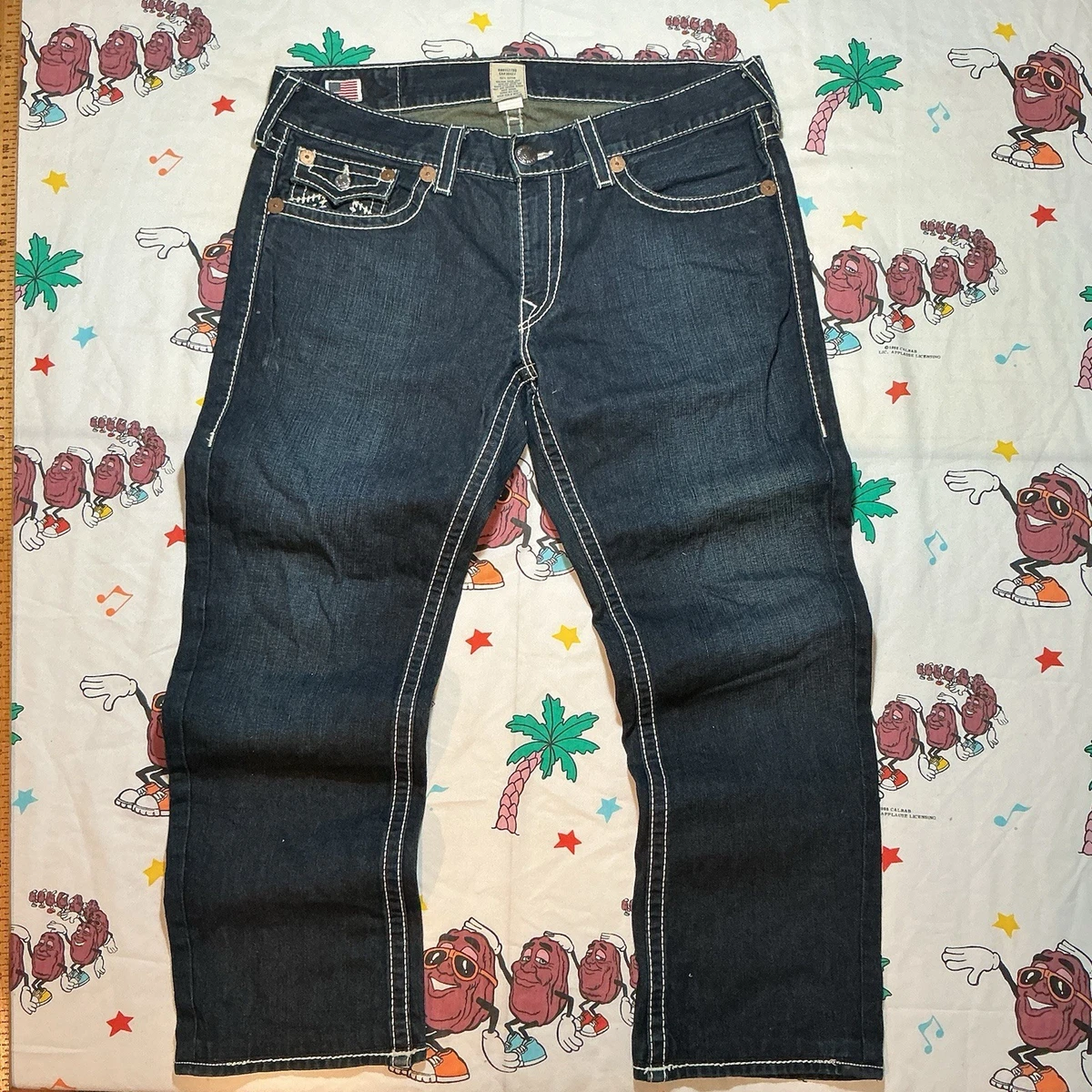 True Religion Regular Size 38 Size Jeans Men's 30 in Inseam for